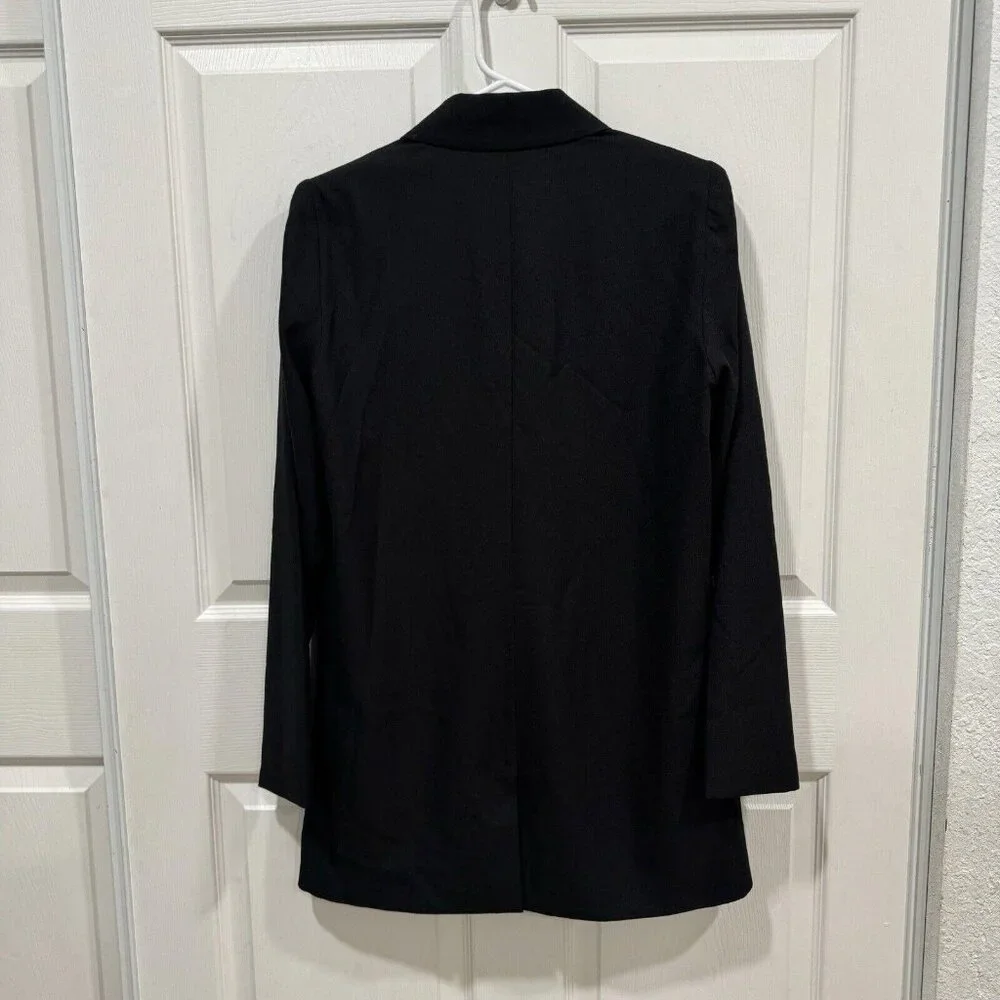 Women’s JUST FEMALE Benita‎ Blazer Black Size Small S Style 12030 - Picture 10 of 10